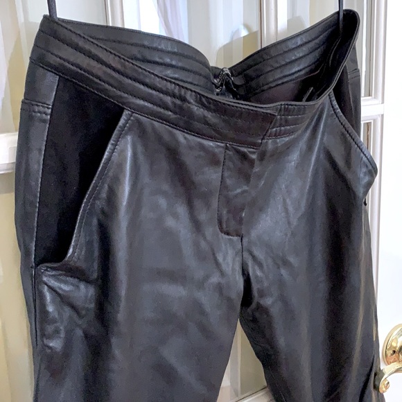 Genuine Leather SCOTCH & SODA Jolie Vagabonde Leather Pants - Small/1 - Like New - Picture 3 of 11